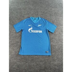 Zenit St Petersburg Nike Jersey Mens Large Blue Gazprom Football Soccer Club
